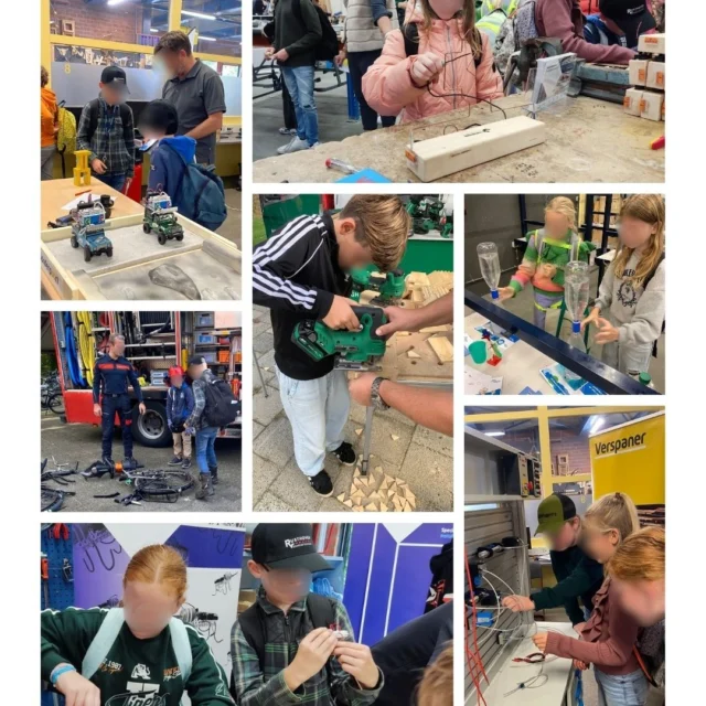 💡Afgelopen vrijdag waren de leerlingen van groep 7/8 aanwezig bij Tastbaar Techniek in Leek. Wat een prachtige dag vol met boeiende en afwisselende activiteiten!Bij Techniek Tastbaar maakten de leerlingen kennis met de 7 verschillende werelden van techniek. Denk dan aan het bouwen met hout, het besturen van een Ozobot, het lassen van ijzer, installatiewerk of de wereld ontdekken via een VR-bril.Dat was echt leuk en leerzaam! 🤩#noorderbasis #onderdewiekenoldehove #oldehove #tastbaartechniek