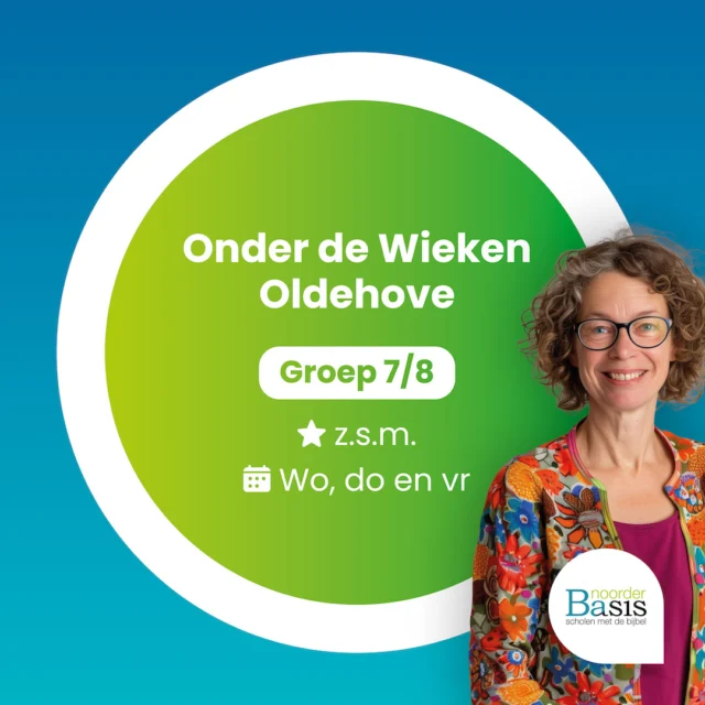 🌟 Wij zoeken een leuke nieuwe collega! 🌟Ben jij een enthousiaste leerkracht die graag werkt in een kleinschalige en gezellige groep 7/8?En lijkt het je fijn om samen te werken met een ervaren duo‑collega in een betrokken en warm team?Dan is dit jouw moment — solliciteer nu! ✨📩 Stuur je motivatie & CV naar:Carrie van Esch — medewerker P&O👉 c.vanesch@noorderbasis.nl❓ Vragen?Carrie denkt graag met je mee. Neem gerust contact met haar op! ☎️💬Kom jij ons team versterken?#werkenbijnoorderbasis #onderdewiekenoldehove #noorderbasis #leerkrachtbasisonderwijs