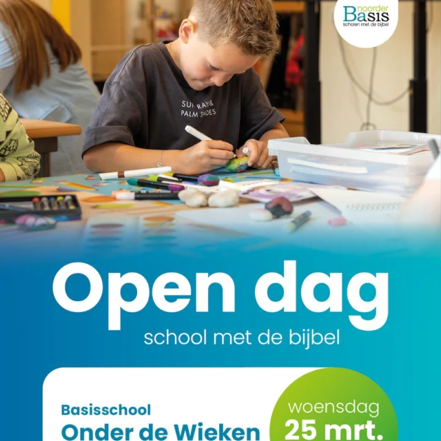 Ben je op zoek naar een school voor je kind? Kom langs op onze open dag!Onze directeur geeft graag een rondleiding door onze prachtige school en vertelt over de manier waarop wij lesgeven.Van harte welkom op 25 maart!#oldehove#onderdewiekenoldehove#Noorderbasis#opendag